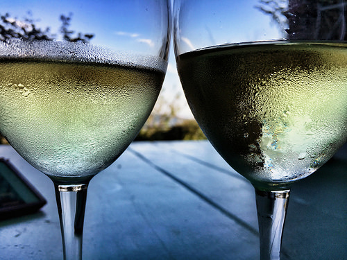 Glasses of White Wine