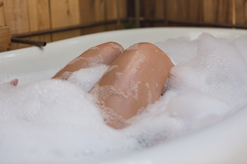 Legs in Bathtub