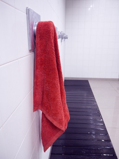 Hanging Towel in Bathroom