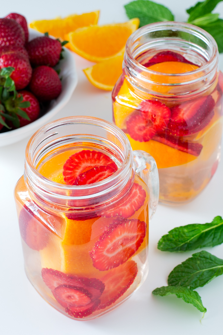Strawberry Infused Water Benefits and Recipe