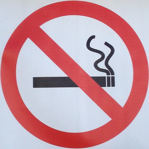 No Smoking sign