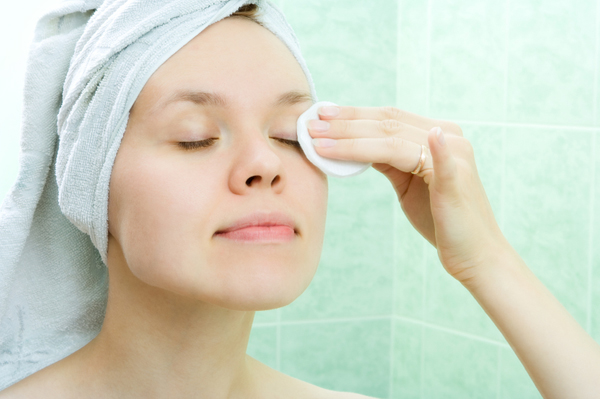 Washing Face with Cold Water